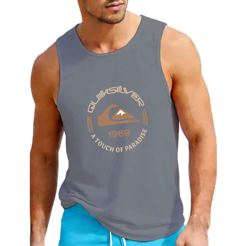 Débardeur imprimé avec logo Quiksilver 1969 pour homme