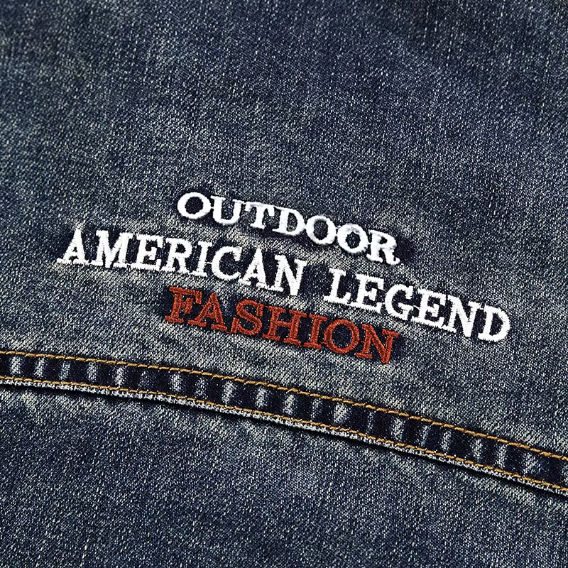 Veste en jean pour hommes, col rabattu, manteau surdimensionné décontracté, printemps automne hiver, Streetwear Vintage, grande taille