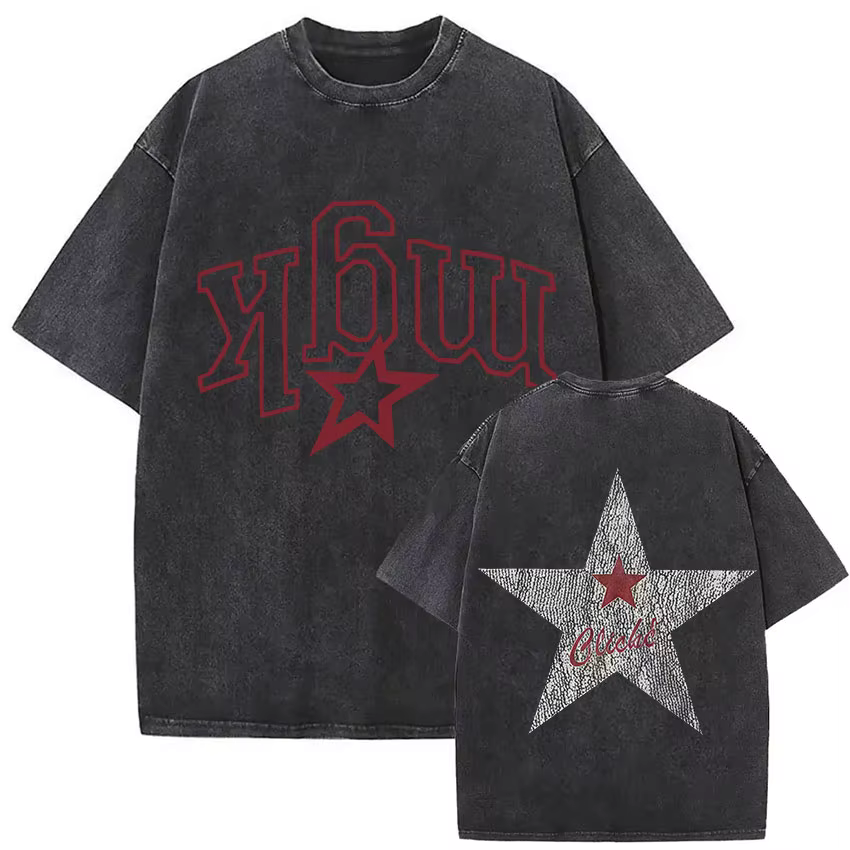 Vintage lavé MGK mitrailleuse Kelly Album 2025 nouveaux t-shirts hommes gothique Hip Hop surdimensionné T-shirt pur
