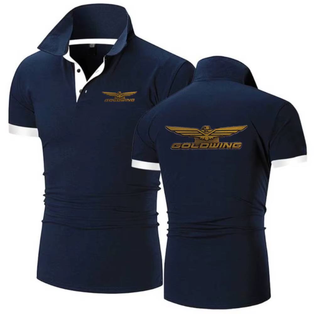 Polos Goldwing GL1800 japon motos revers t-shirts à manches courtes
