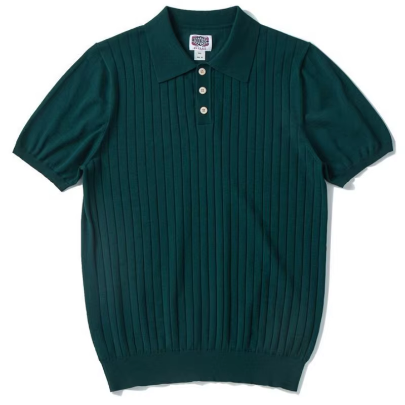 Polo à manches courtes Mulberry InjVintage pour hommes