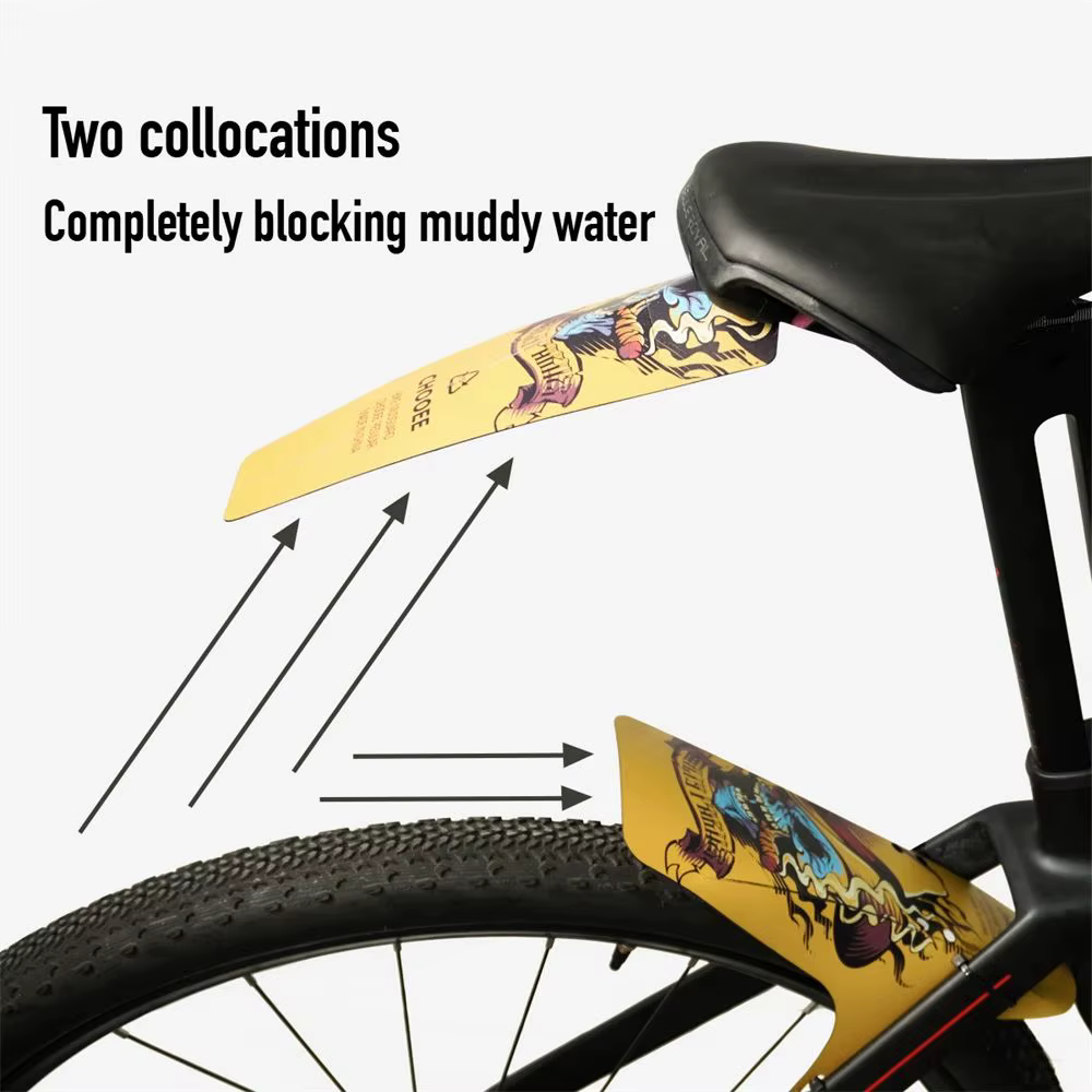 Garde-boue avant et arrière pour vélo, aile pour bicyclette de route et VTT, MTB