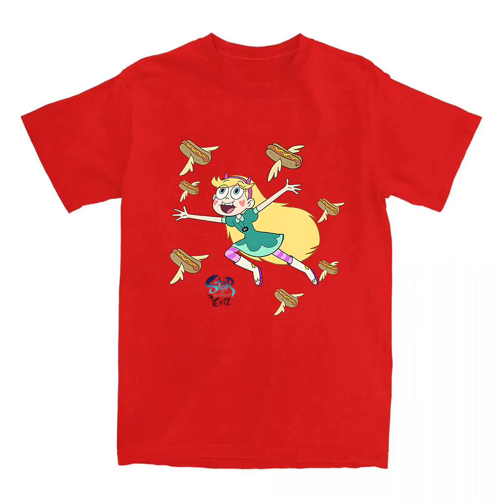 Étoile contre. Les Forces du mal T-shirt drôle dessin animé