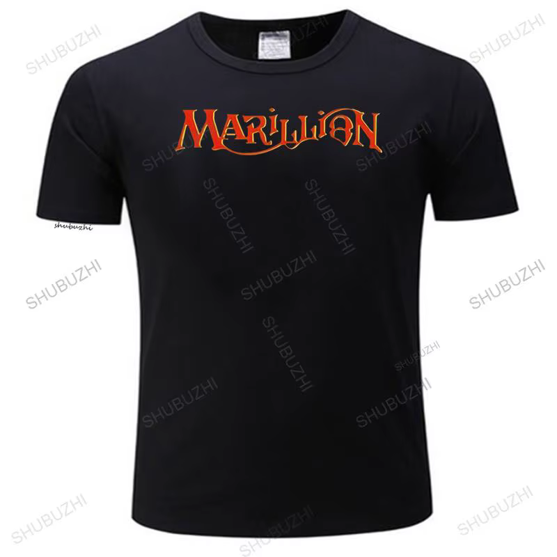 T-shirt à manches courtes avec logo du groupe de rock britannique Marillion