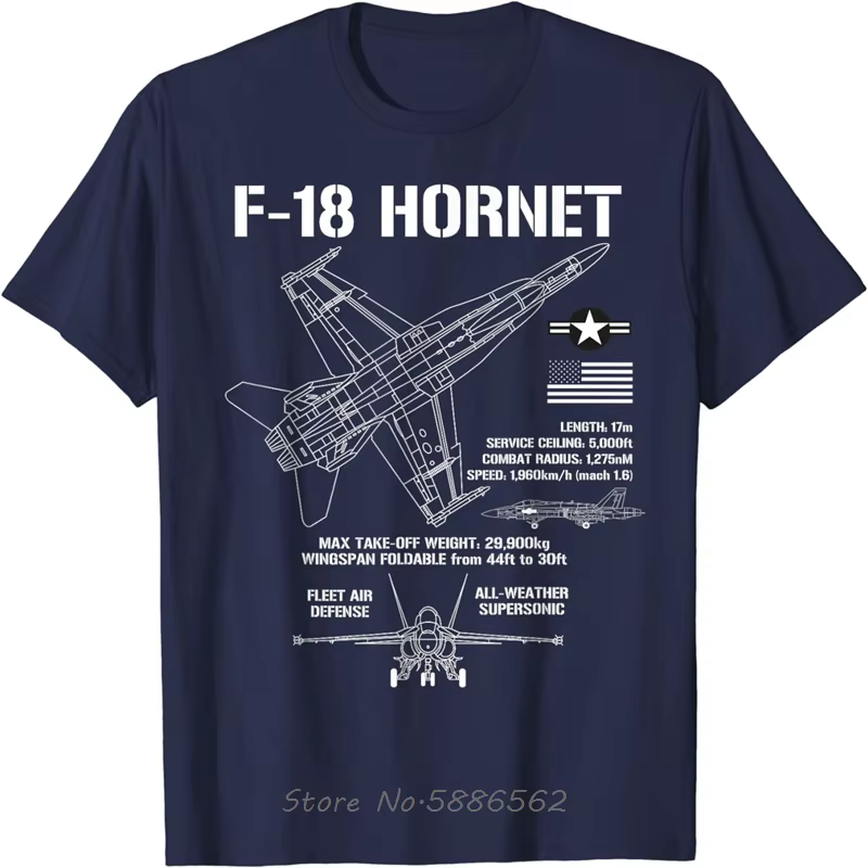 F-18 Hornet Fighter Jet Specs avion militaire F18 T-Shirt surdimensionné unisexe