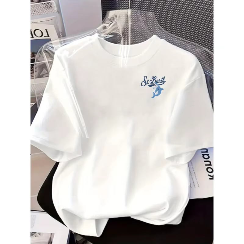 T-Shirt à manches courtes imprimé St. Barth Shark pour femme