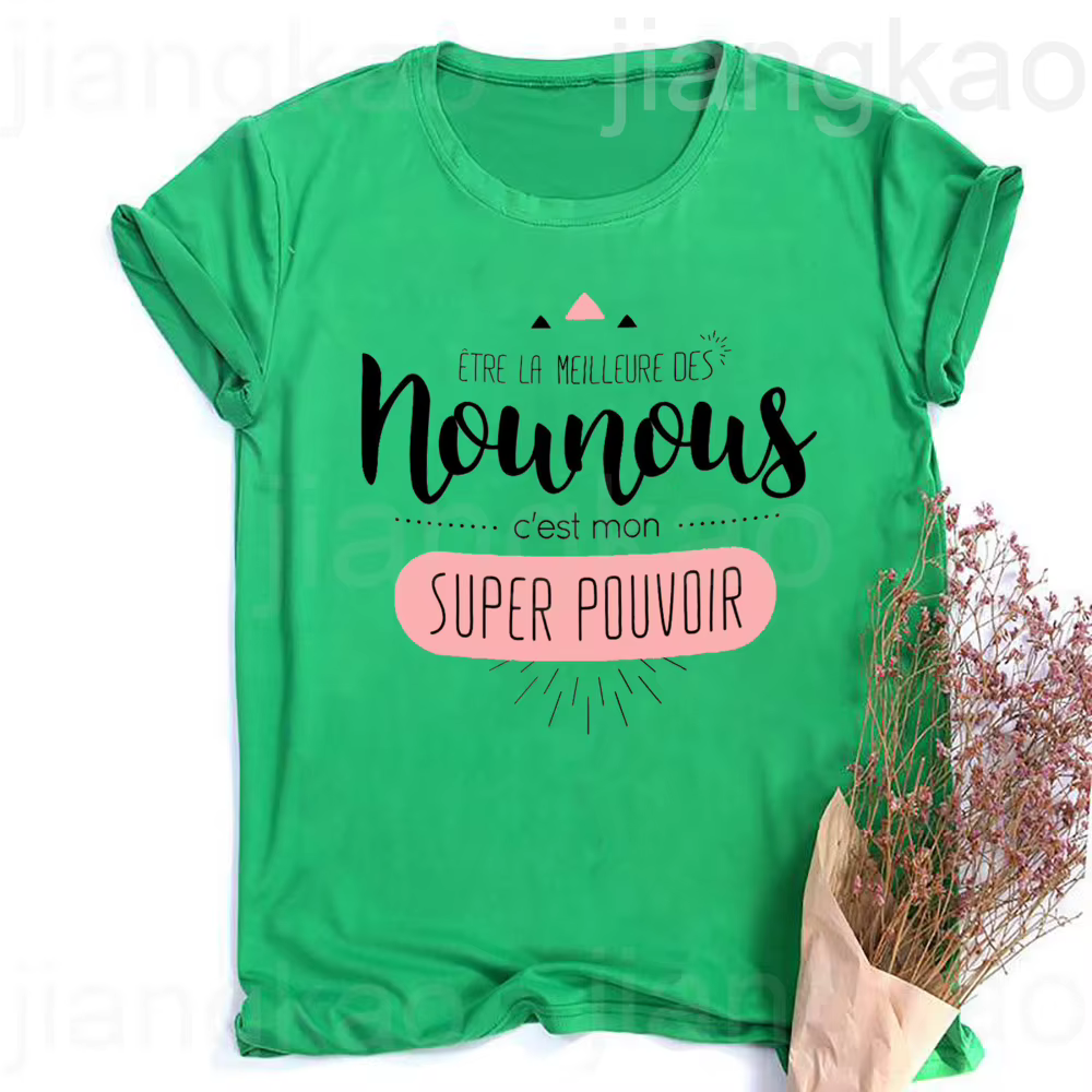 T-shirt à Manches Courtes pour Femme