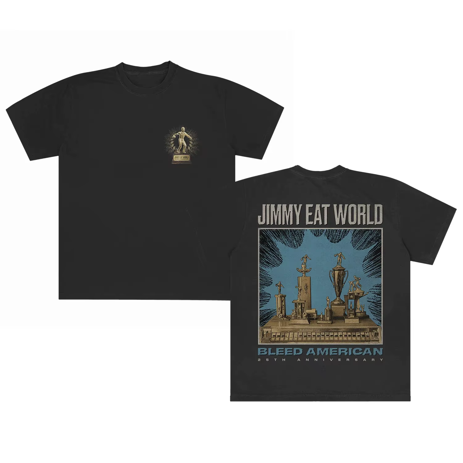 2026 ‌ T-shirt imprimé avec motif de groupe Jimmy Eat World