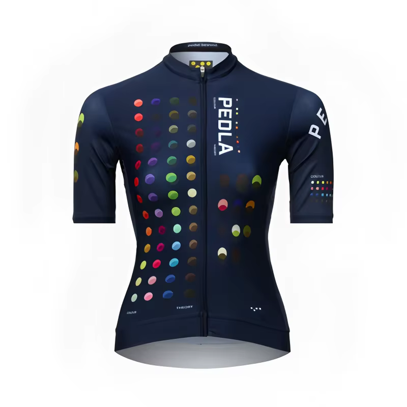 Maillot de cyclisme classique à manches courtes pour femmes, maillot d'équipe personnalisé, respirant, extérieur, été, Y