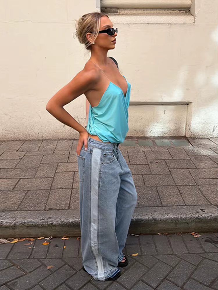 Débardeur sexy uni pour femme
