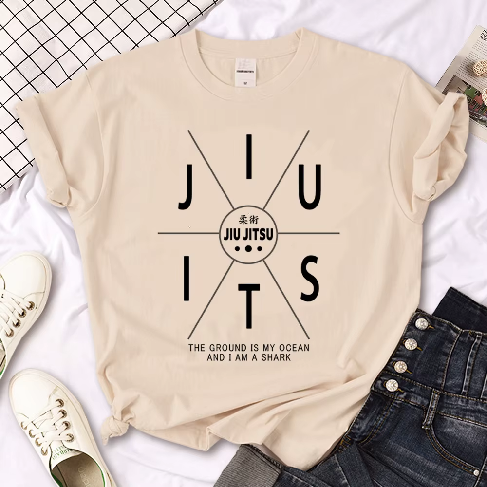 Jiu Jitsu t-shirts femmes streetwear t-shirts femme drôle vêtements graphiques