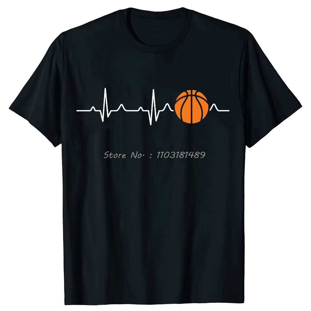 Hommes vêtements basket-ball battement de coeur t-shirt