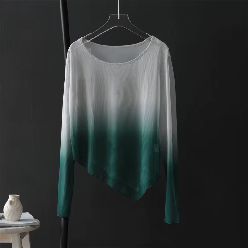 Nouvelle Collection Été : T-shirts Tie-Dye Slim Fit Transparents Anti-UV