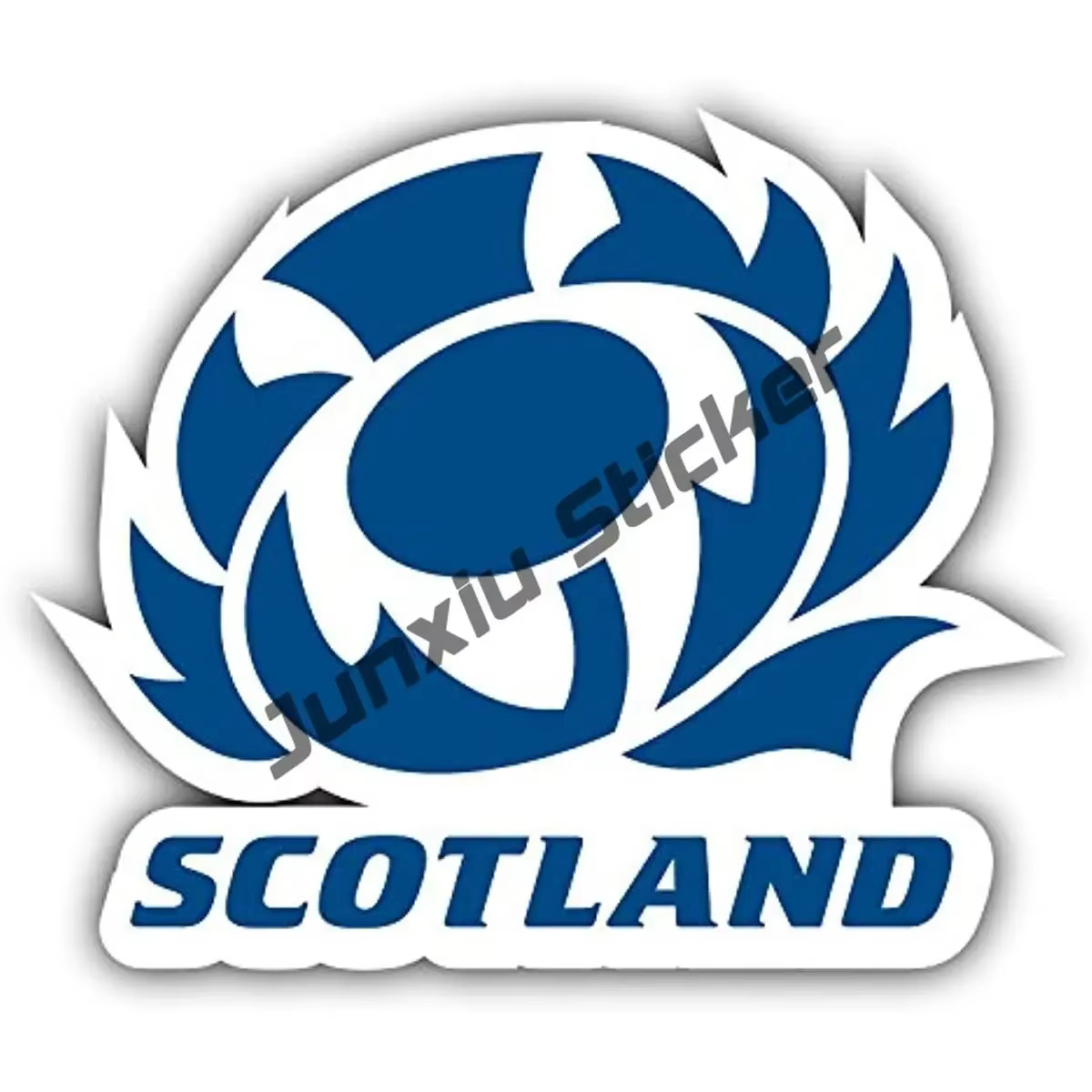 Jects Feel Sticker Made with Durable Waterproof Materials Creativity SCOTLAND Rouge discuter Shield