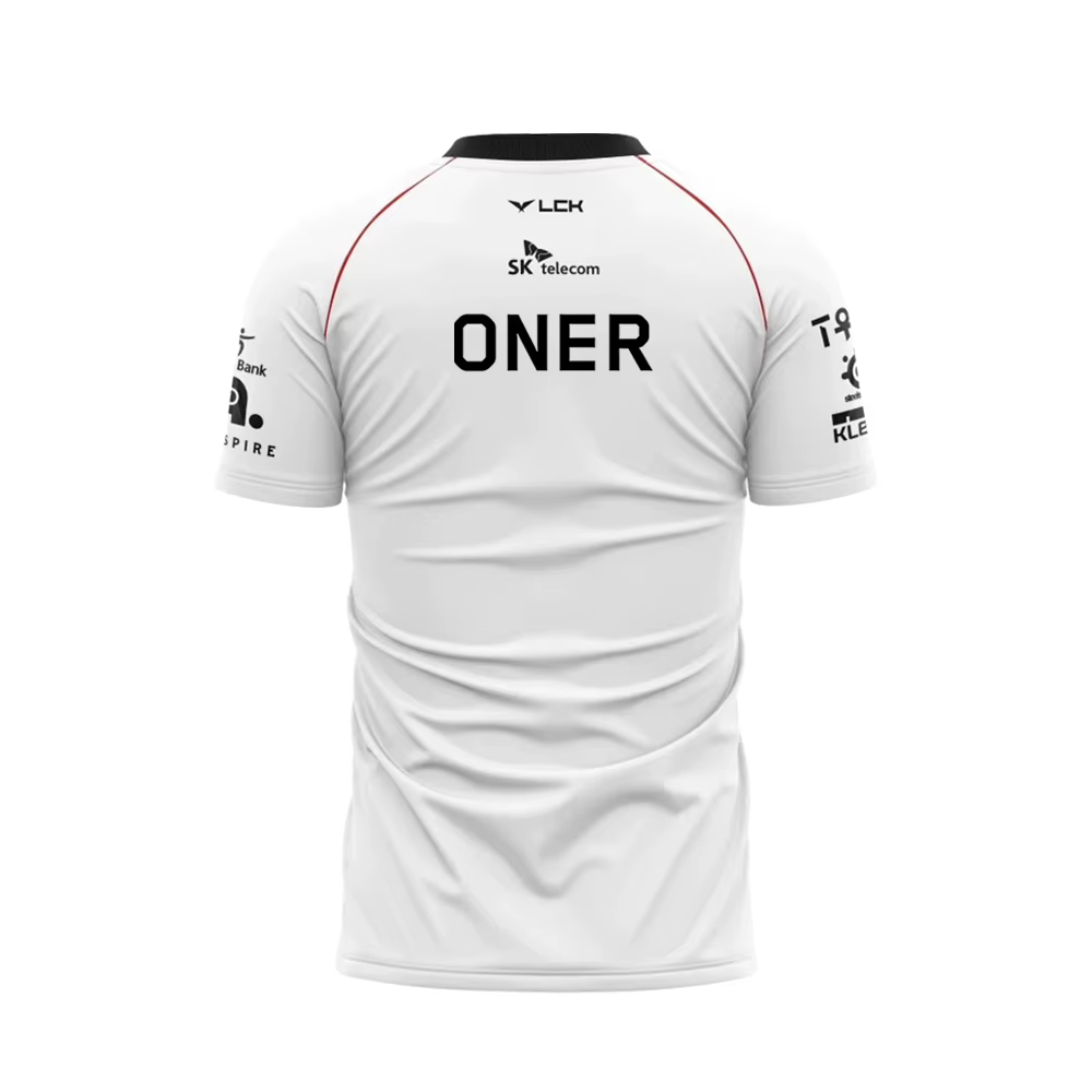 Uniforme de l'équipe du Club de sport électronique T1