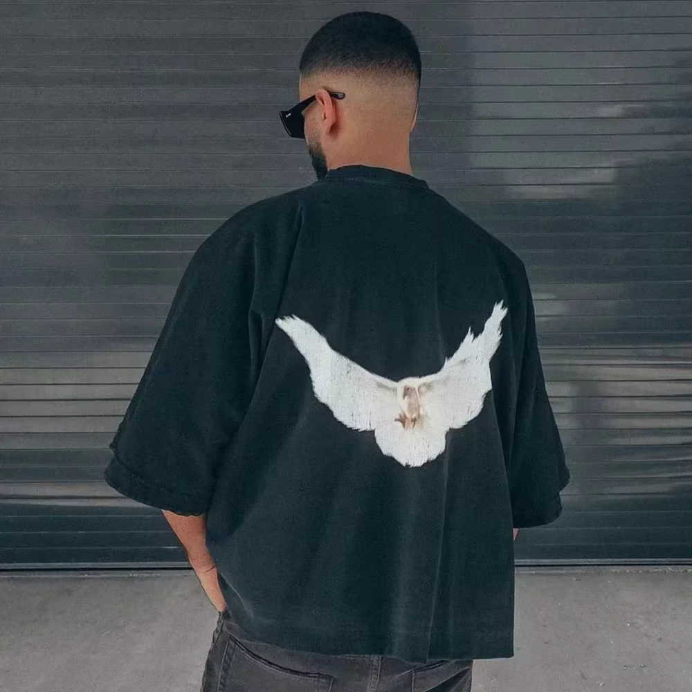 YZY DOVE T-Shirt pour hommes femmes 1:1 qualité supérieure Ovesize saison 6 Kanye West