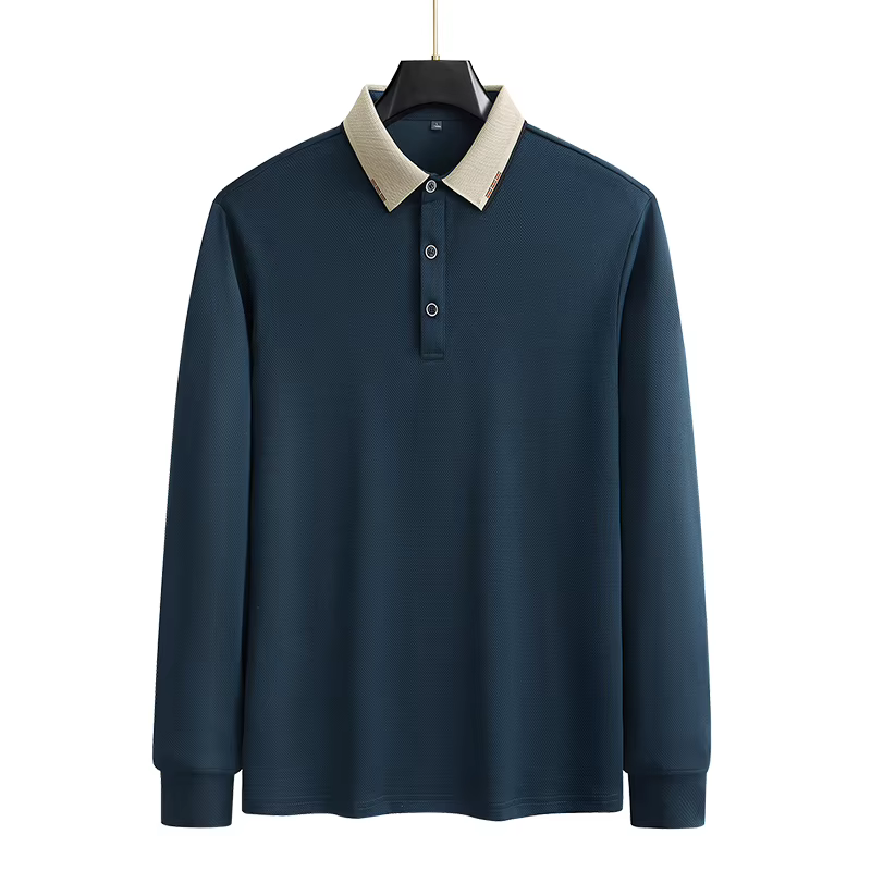 POLO à manches longues pour hommes