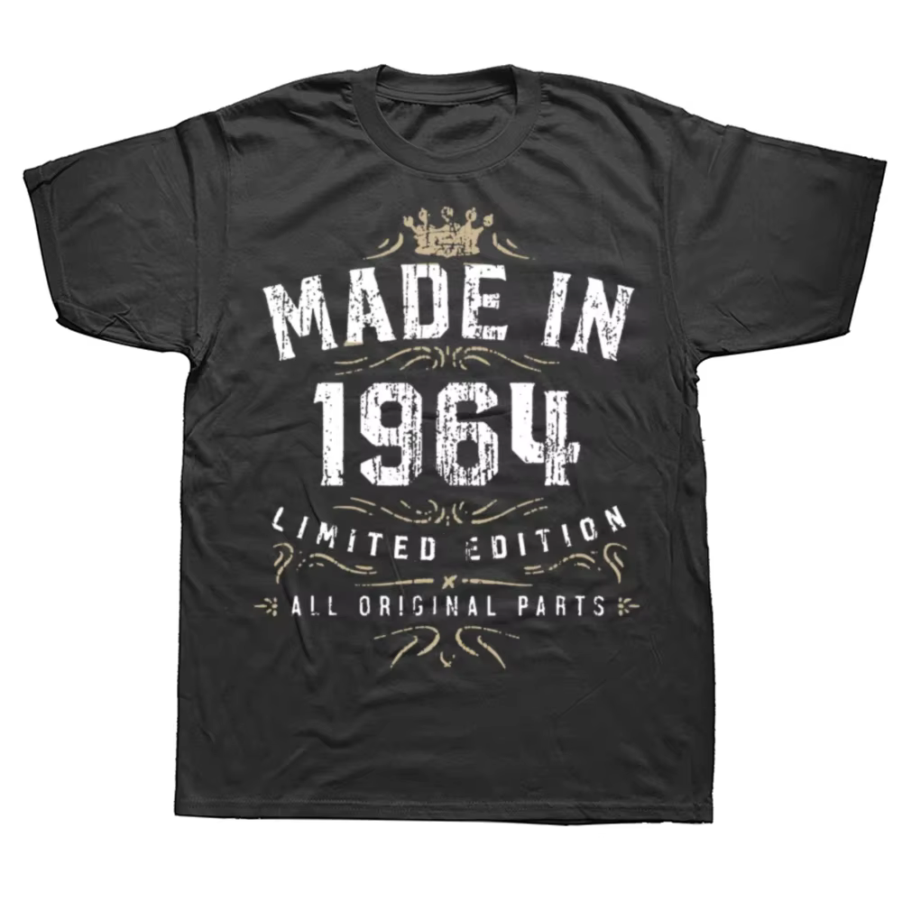T-shirts drôles fabriqués en 1964 pour anniversaire
