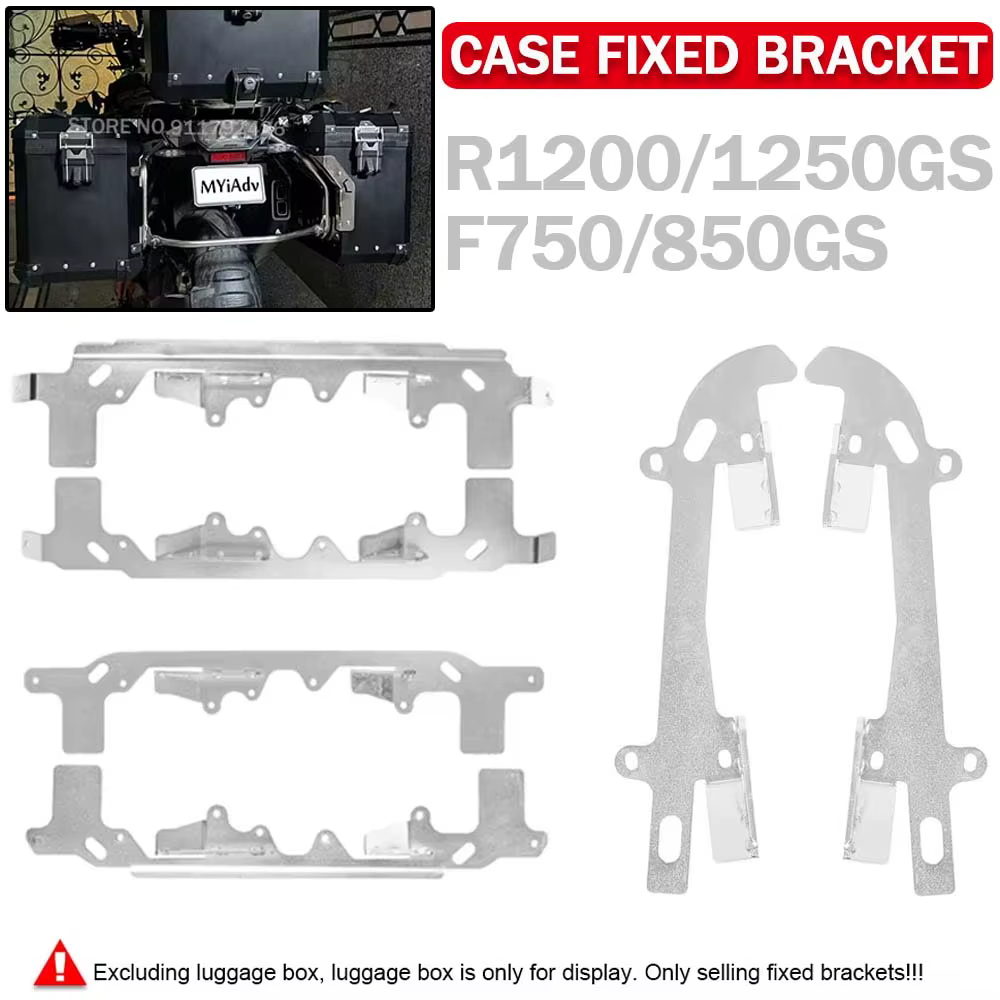 Support fixe de valise en aluminium, plaque de montage pour sacoche supérieure pour BMW R1200GS Adventure R1250GS LC ADV GS R1200 R1250 R1200GSA