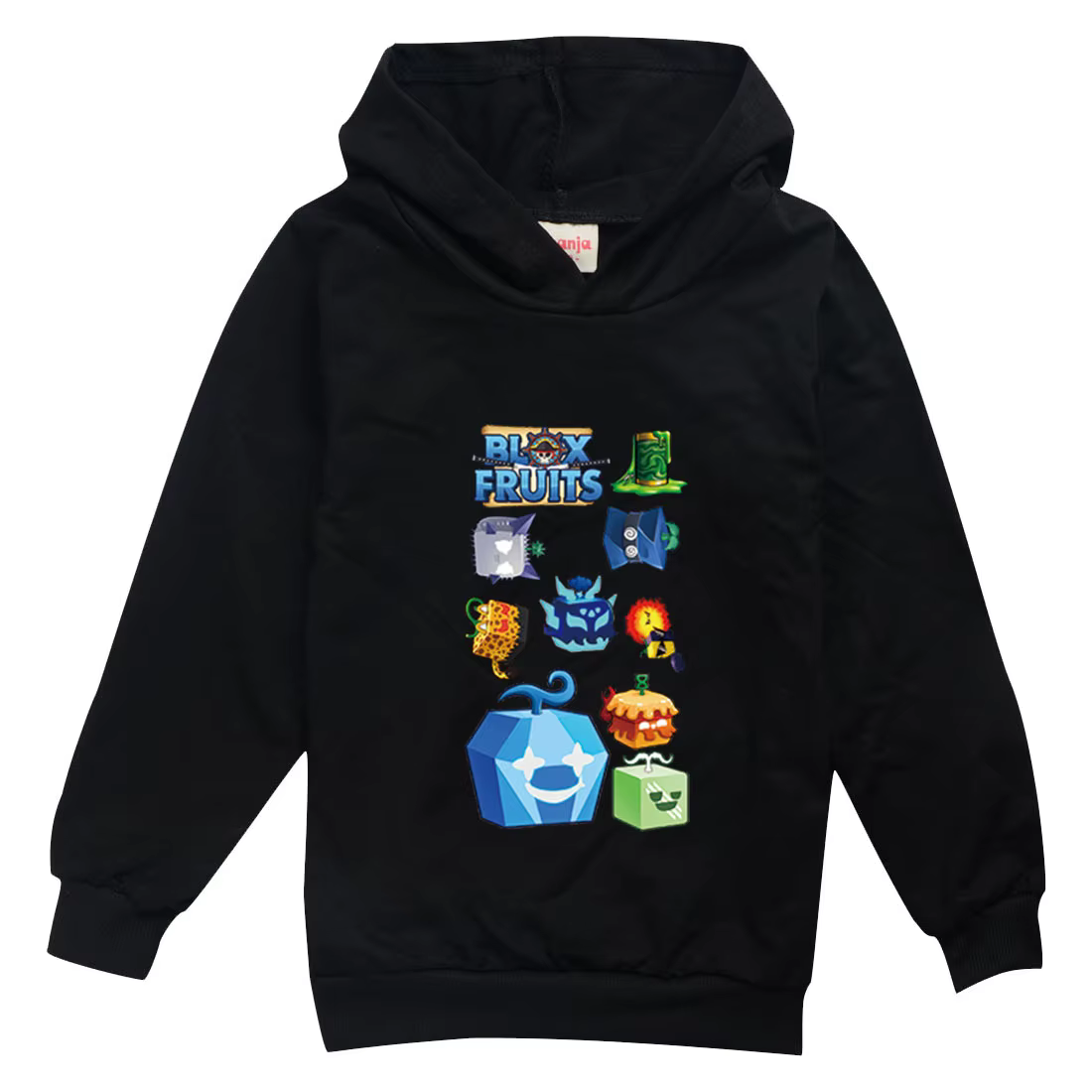 Sweat à capuche imprimé fruits Blox pour enfants