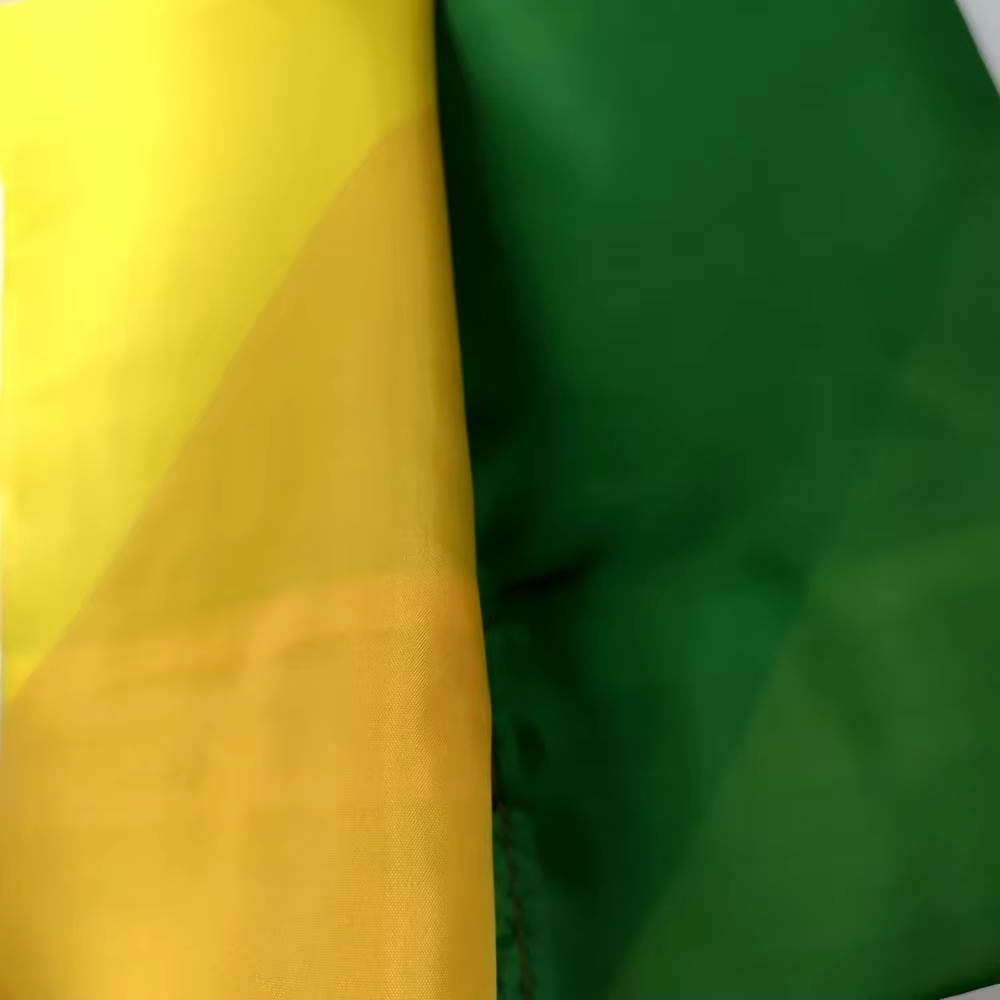 Drapeau national de la République du Congo 90 x 150 cm en polyester, résistant à la décoloration/à la météo pour défilés, décoration murale et jardin, œillets en laiton