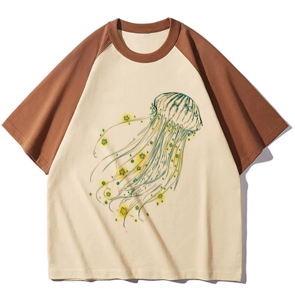 Méduse t-shirt femmes bande dessinée manga mélange t-shirt femme anime vêtements