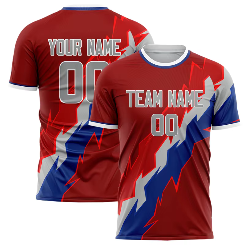 Nom de l'équipe personnalisé numéro nom T-shirt de Football