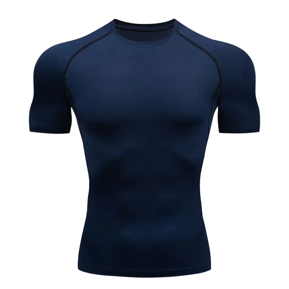 Nouveau T-shirt de compression pour hommes