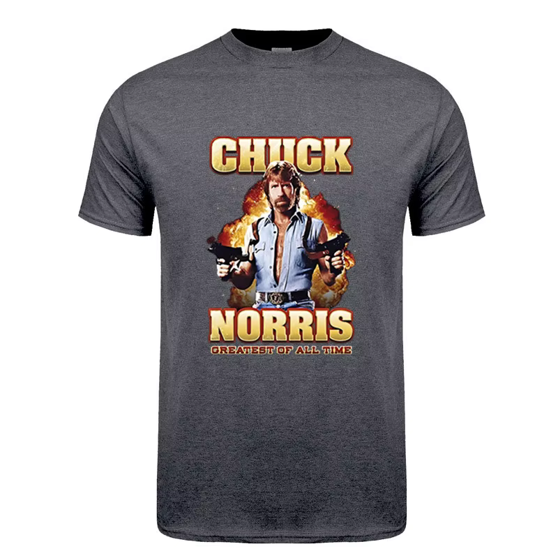 T-Shirt Chuck Norris en coton unisexe