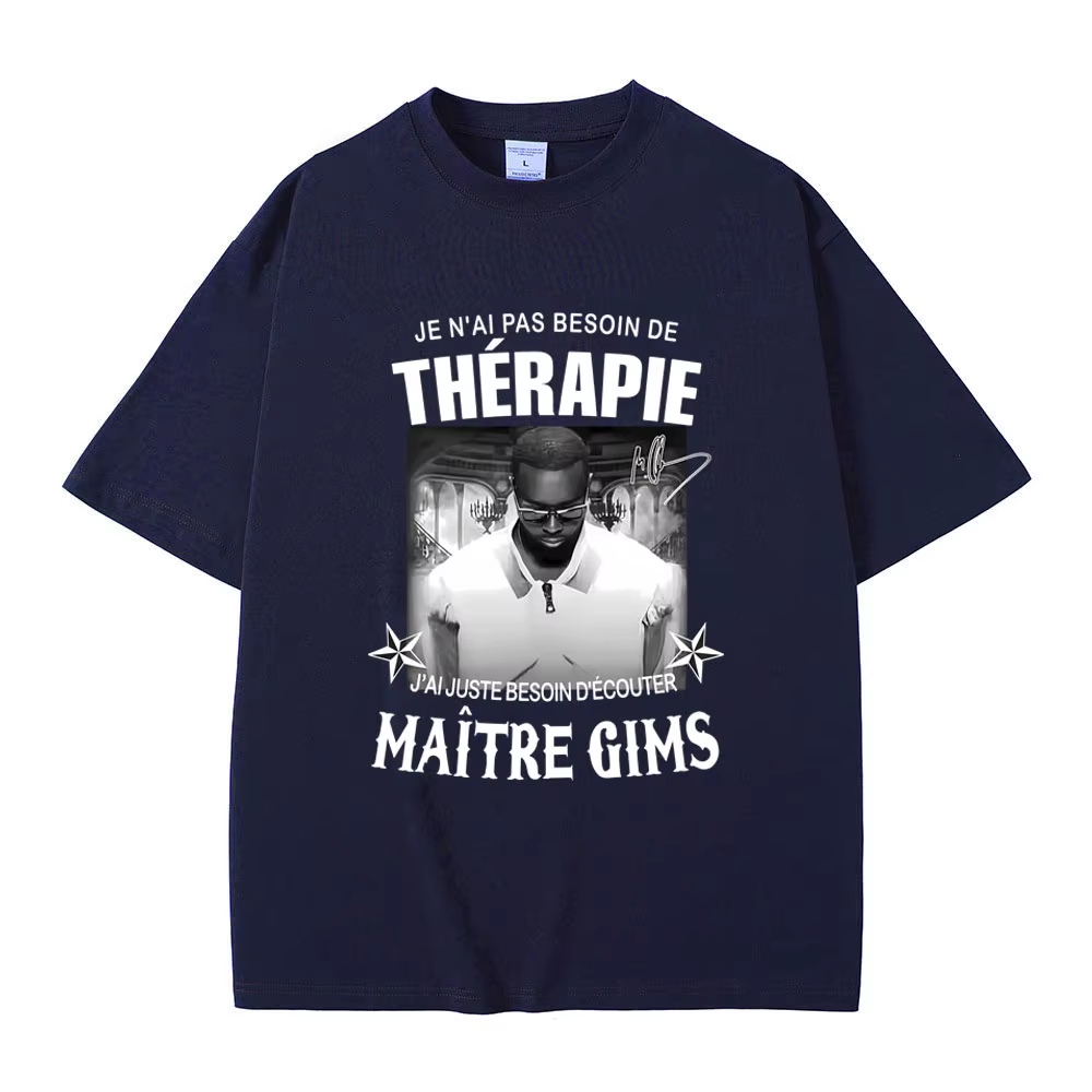 T-shirt du dernier tour du rappeur Gims LES DERNIERES VOLONTES DE MOZART T-shirts graphiques pour hommes et femmes Mode Hip Hop Musique Pop