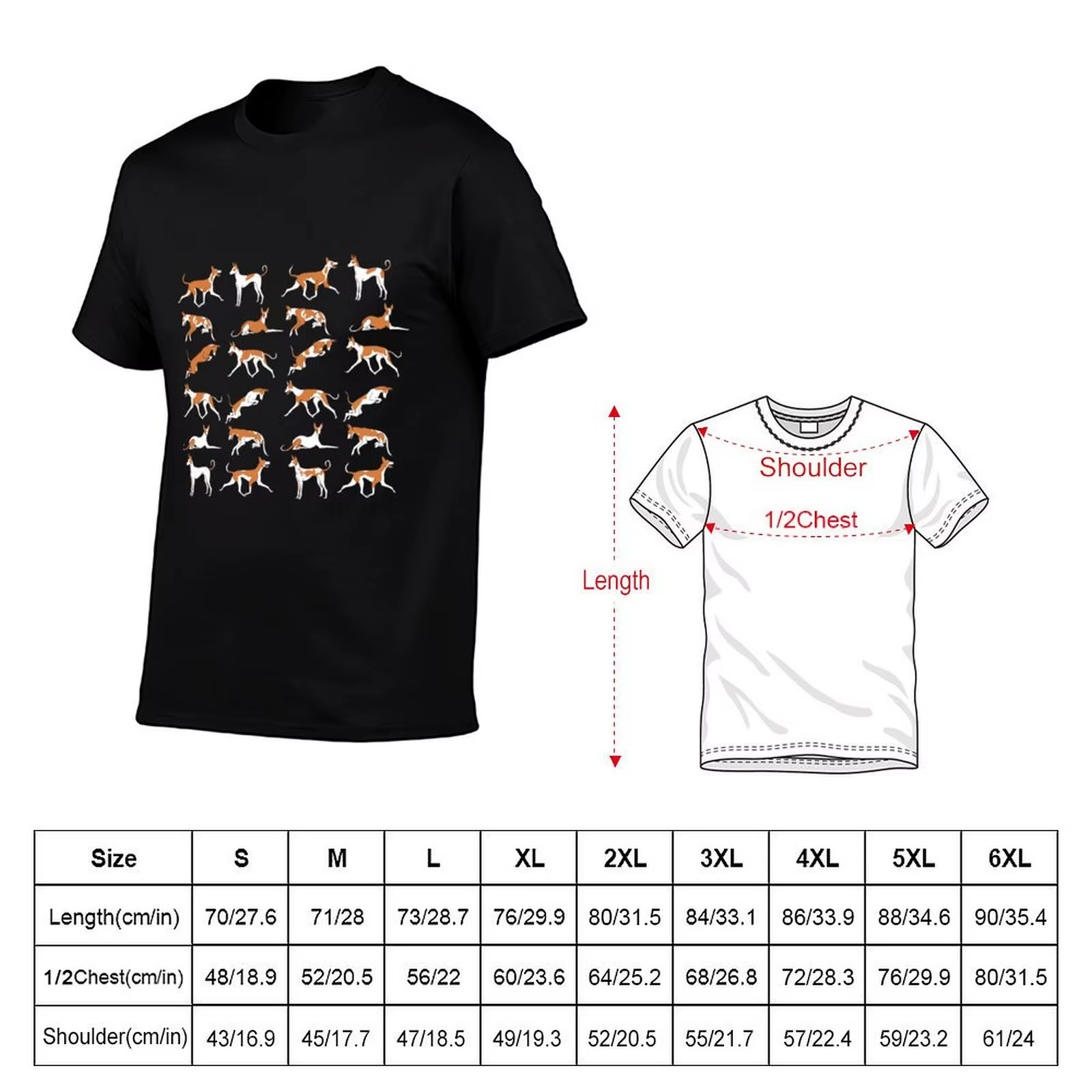 T-shirt Ibizan Breeze, t-shirt basique à manches courtes en mélange de coton