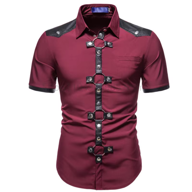 Chemise à manches courtes pour hommes
