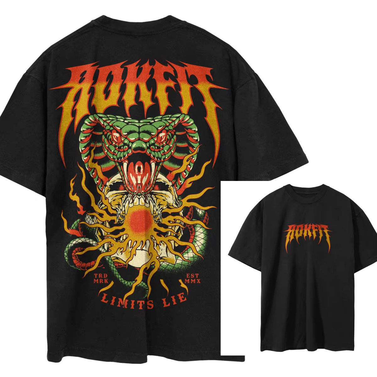 T-shirt RokFit 'Dare To Fail' Street Tee _ Streetwear de haute qualité