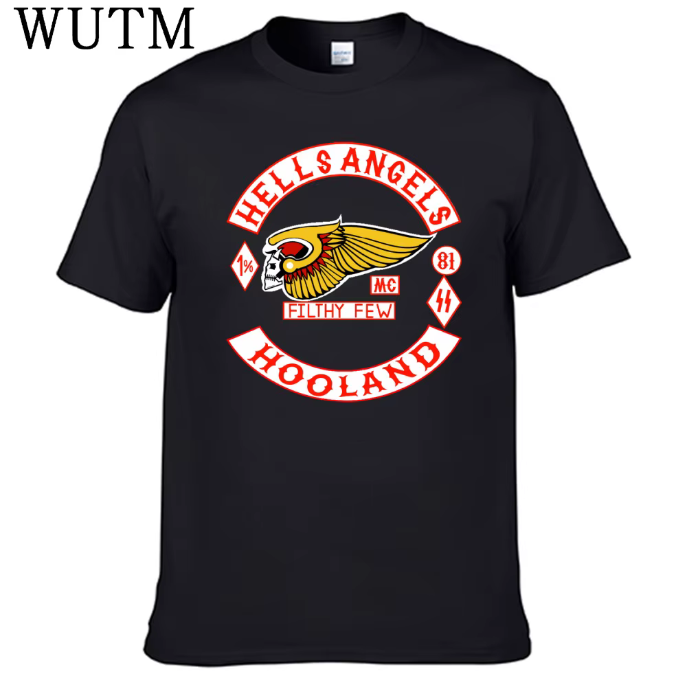 T-shirt pour hommes, 100% coton, Hell Angels Holland