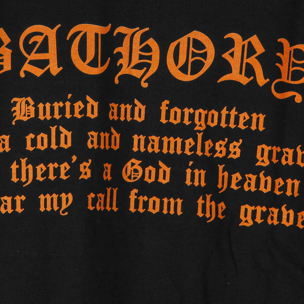 Bathory T-Shirt sous le signe du Black Mark Venom Burzum noir métal manches longues courtes lavé coton vêtements pour hommes chemise