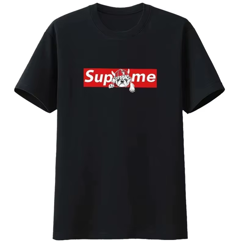 Nouveau T-shirt 2026 en pur coton épais de haute qualité avec motif imprimé