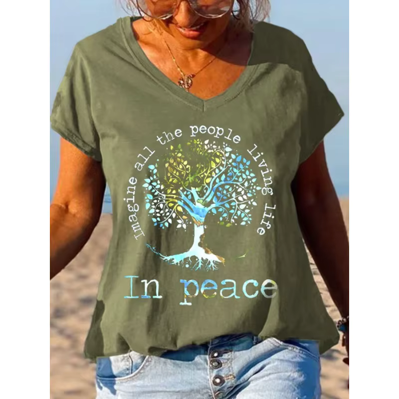 T-shirts à manches courtes pour femmes