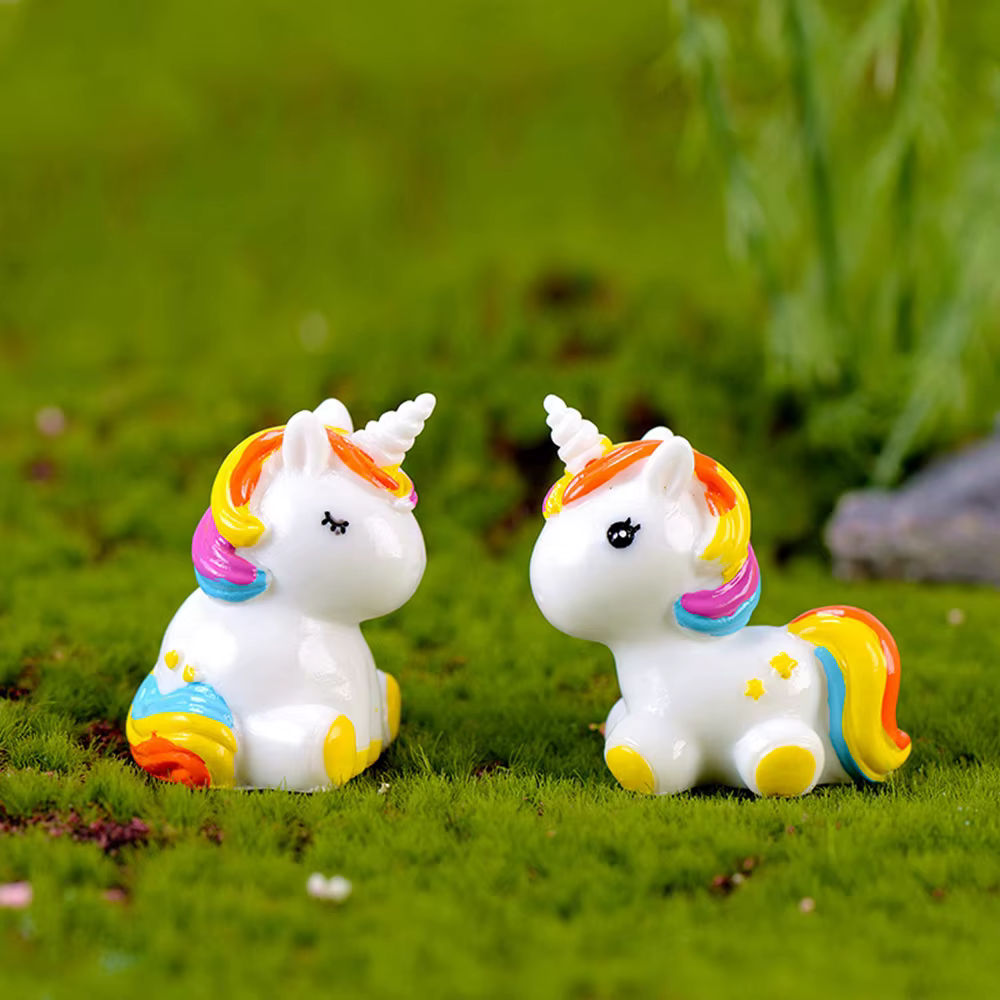 Statue de jardin féerique en forme d'animaux mignons
