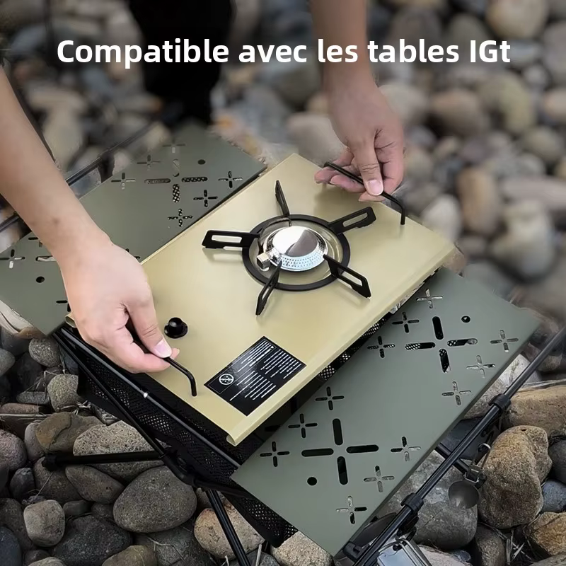 WESTTUNE IGT cuisinière à gaz brûleur fort chauffage four Portable extérieur 4000W haute puissance en acier inoxydable