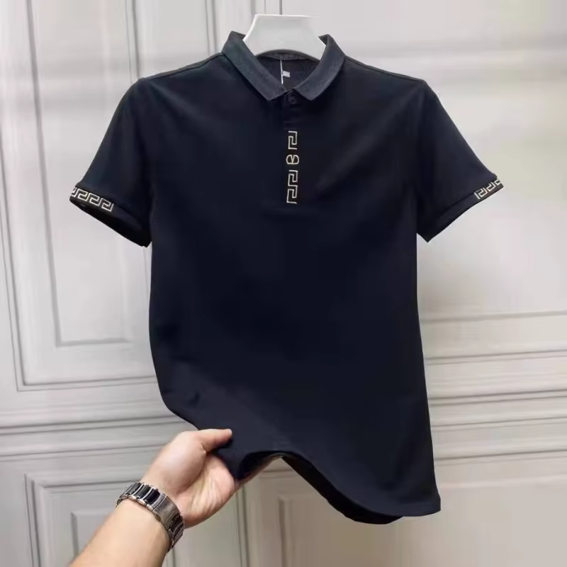 T-shirt homme noir décontracté