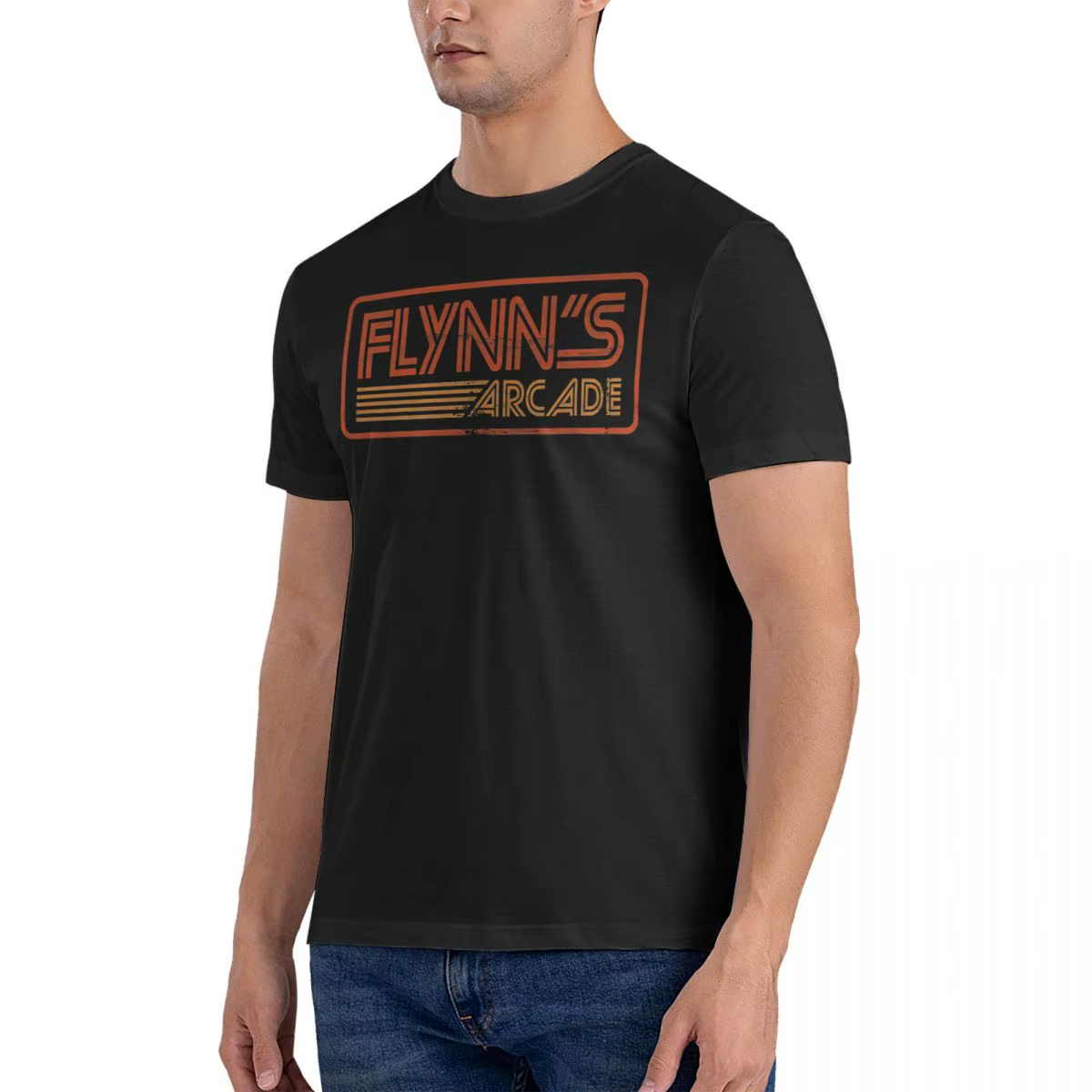 Flynn-T-Shirt à Manches Courtes en Coton pour Homme