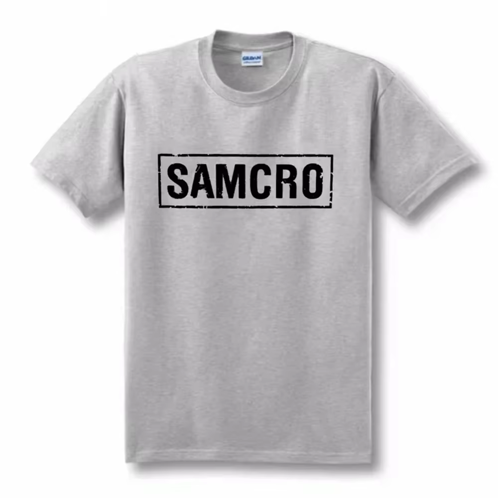 T-shirt imprimé SAMCRO pour hommes et femmes