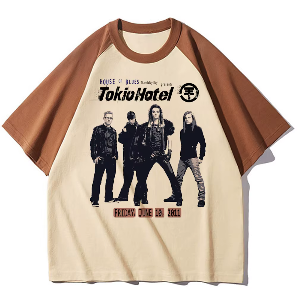 Tokio-T-shirt Harajuku pour femme, haut d'hôtel, streetwear fille, bande dessinée, vêtements des années 2000