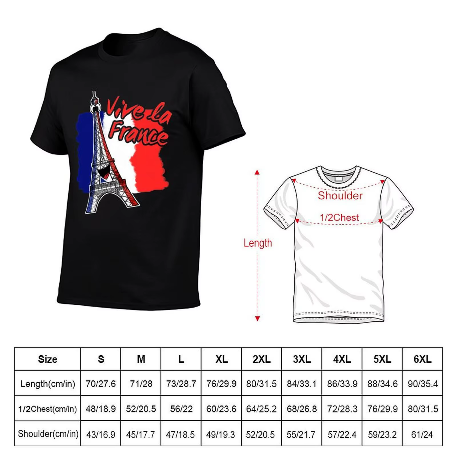 T-shirt drôle de la Fête de la Bastille du 14 juillet
