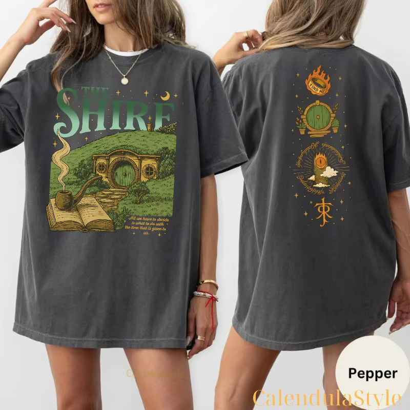 T-shirt The Lord of The Rings Shire PNG pour homme