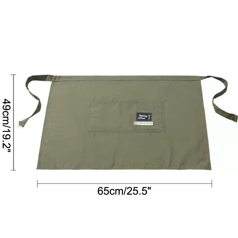 Tablier une pièce en toile pour femme pour cuisine et serveuse