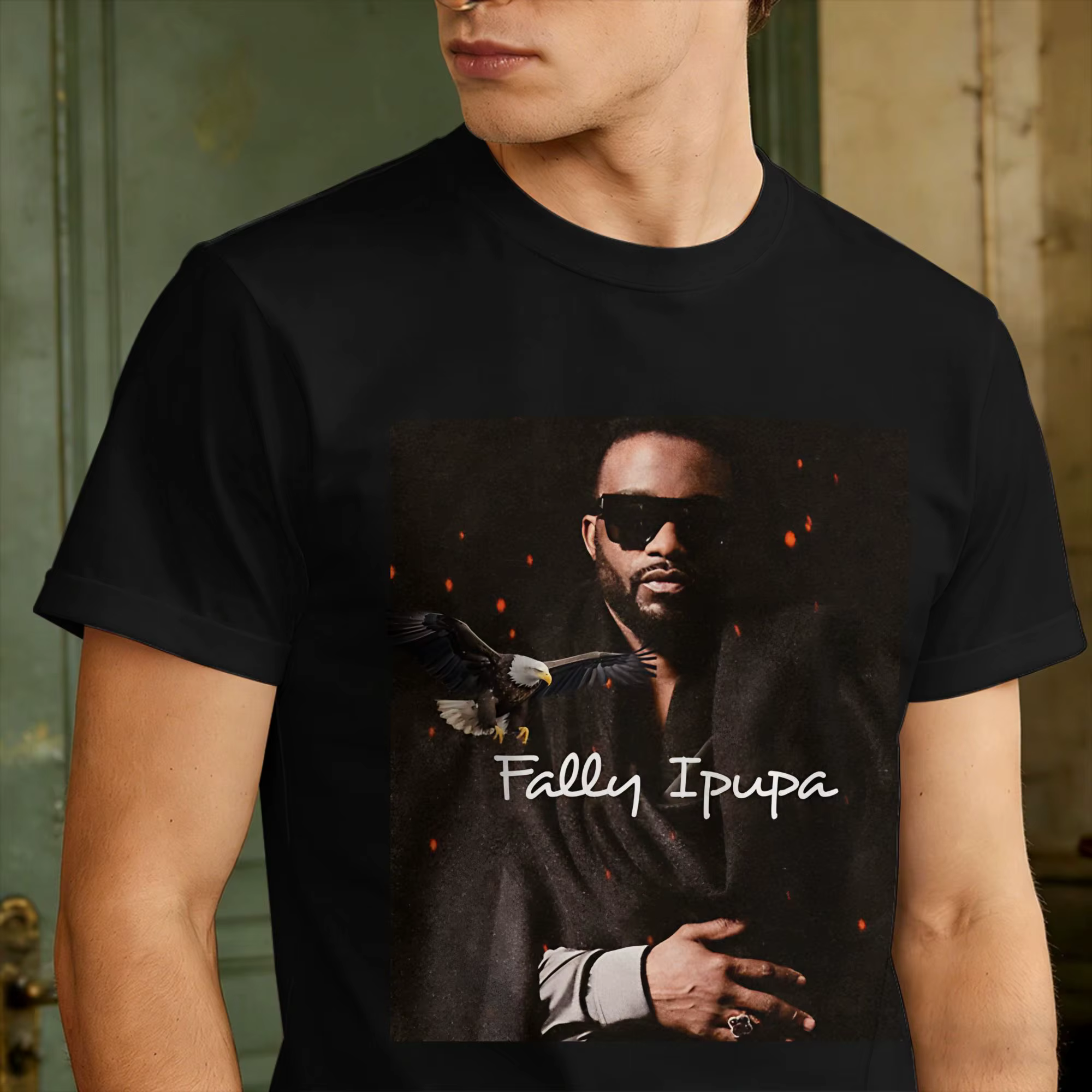 T-Shirt Vintage Beach Fally Ipupa Aigle