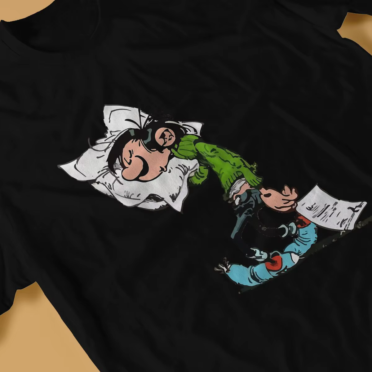Gaston Lagaffe Comics T-shirt pour homme