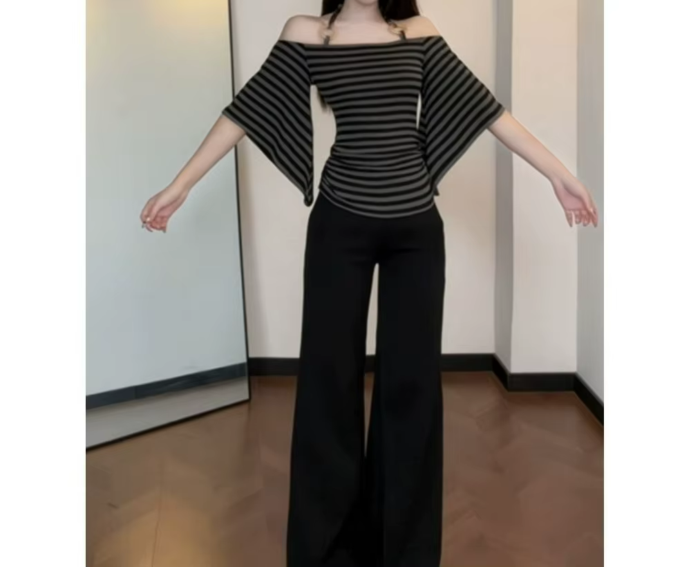 T-shirt à manches trois-quarts pour femme