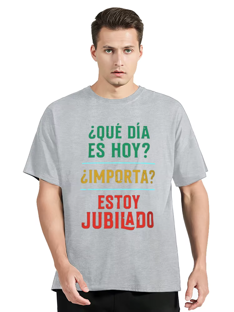 Je retraite T-shirt Vintage drôle texte espagnol